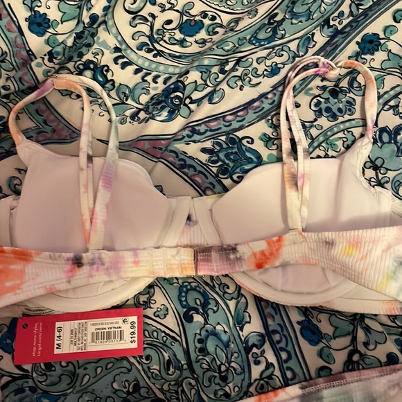Xhilaration Tie Dye Bathing Suit - Picture 4 of 8
